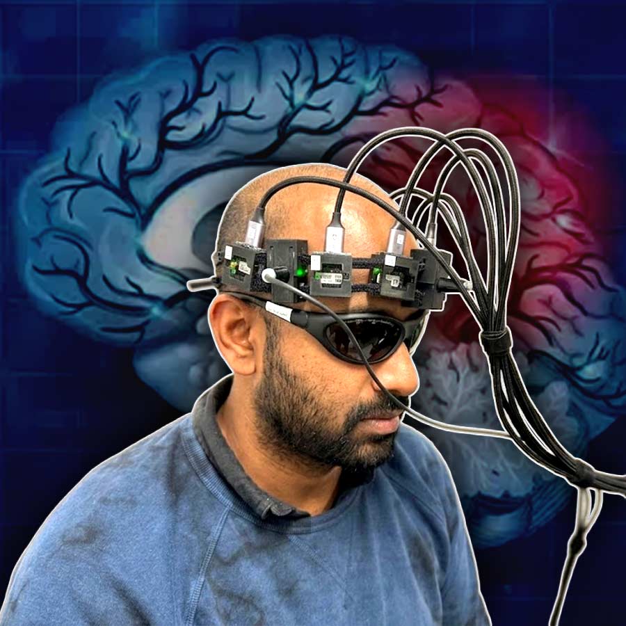 Newly invented headband laser device assesses brain blood flow to determine stroke risk