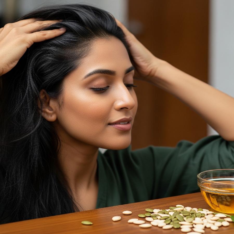 How to use pumpkin seed oil to get thicker and healthier hair dgtl
