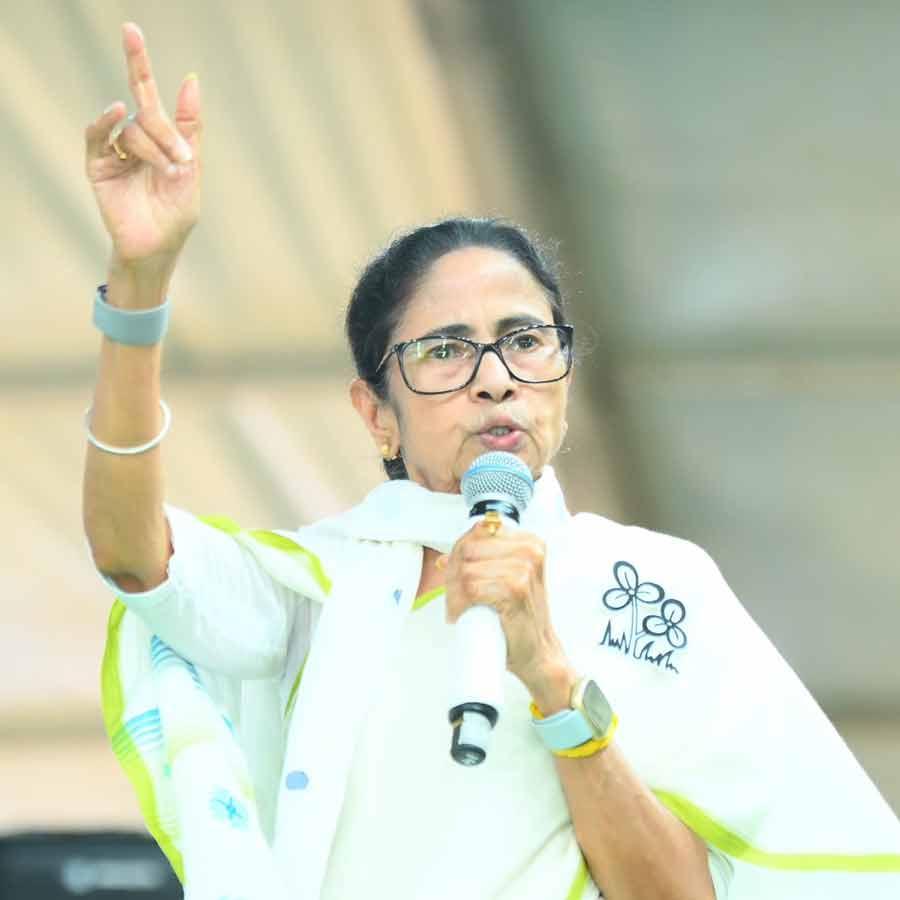 শমসেরগঞ্জে মুখ্যমন্ত্রী মমতা বন্দ্যোপাধ্যায়। নিজস্ব চিত্র।