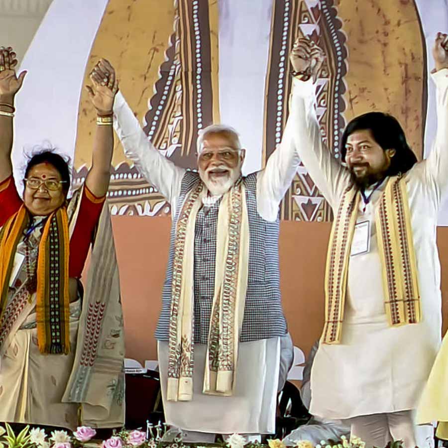 রবিবার কোচবিহারের সভায় প্রধানমন্ত্রী নরেন্দ্র মোদী।