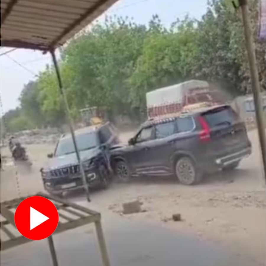 Video of collision of SUVs in Gurugram after argument between two friends goes viral dgtl