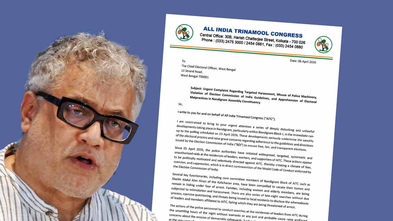 \\\\\\\'Planned Police Harassment\\\\\\\' of Trinamool Workers in Nandigram: TMC Lodges Complaint with Election Commission