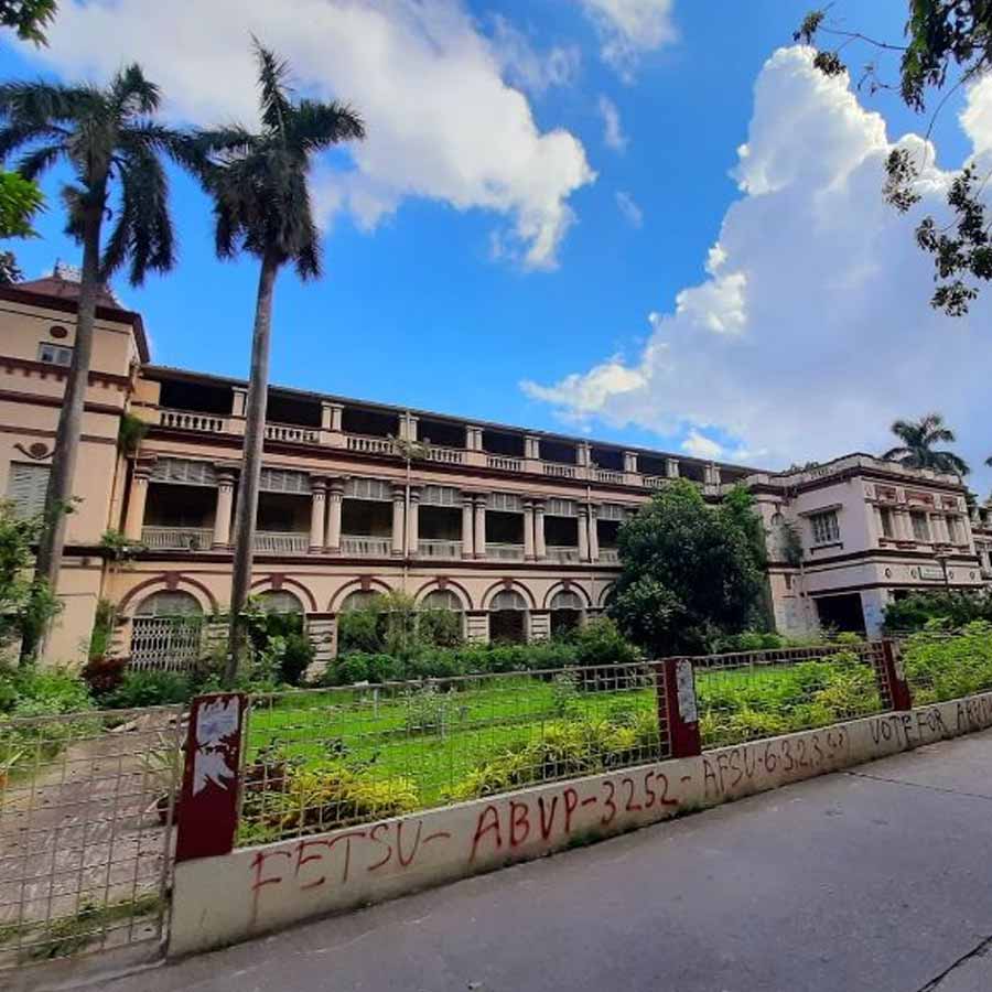 To hold an event on campus, an undertaking must be submitted, there is an indication that legal action will be taken if the conditions are violated at Jadavpur dgtl