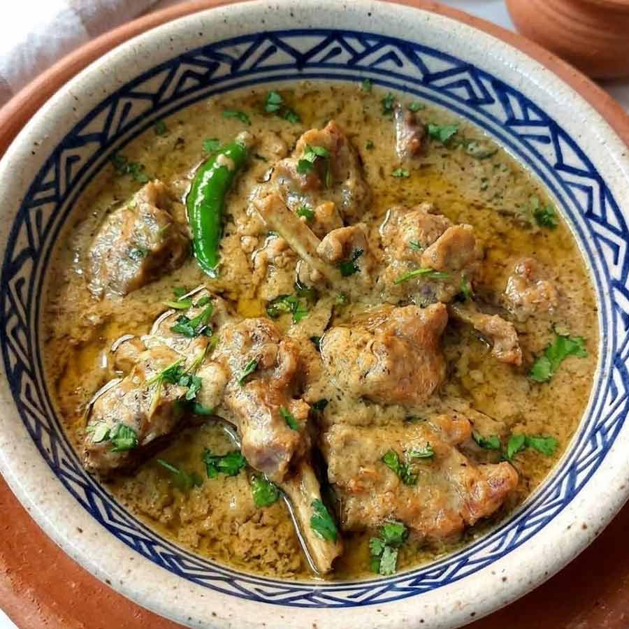 মটন মালাই হান্ডি দিয়েই জমবে নববর্ষের ভোজ।