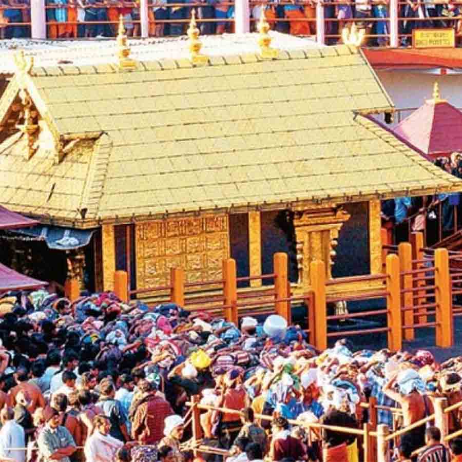 শবরীমালা মন্দির।