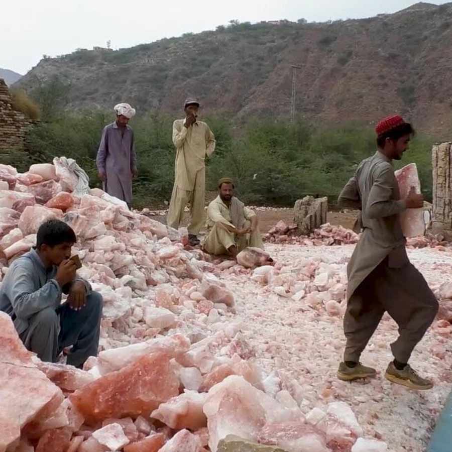 How does India defeat Pakistan in Himalayan pink salt business though its mines are in Islamabad