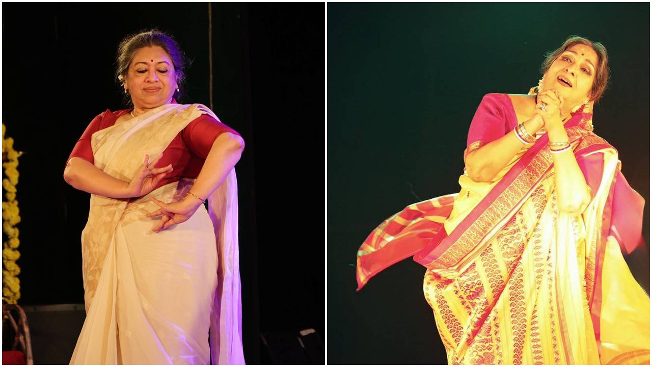 তনুশ্রীশঙ্কর এবং মমতাশঙ্কর।