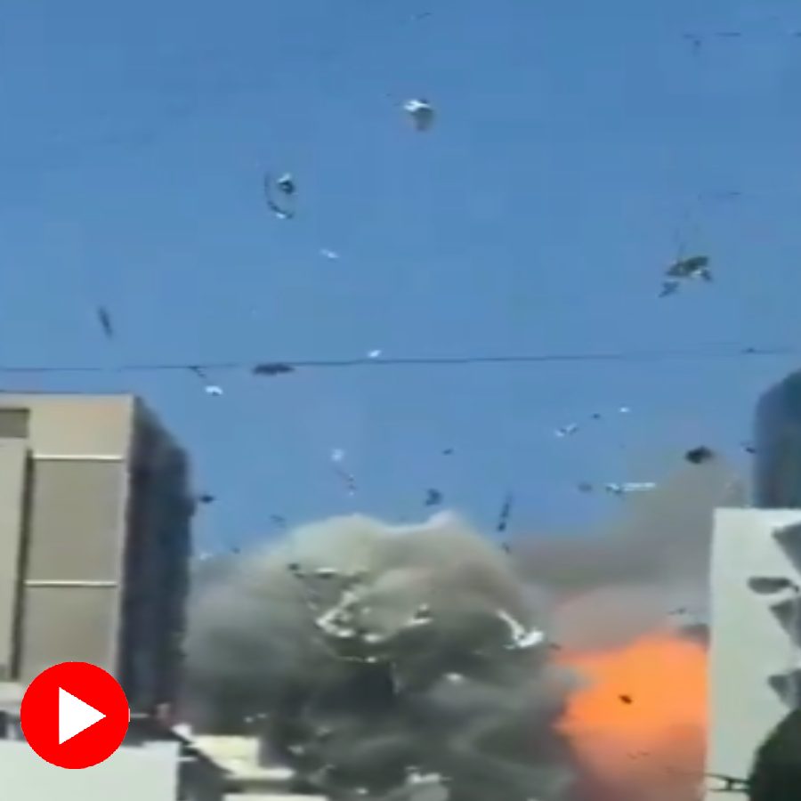 A video shows air strikes by Israel on Lebanon goes viral dgtl