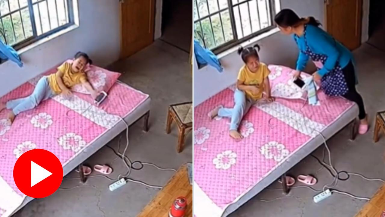 Phone exploded near a girl while she was watching it, viral video raises authenticity questions