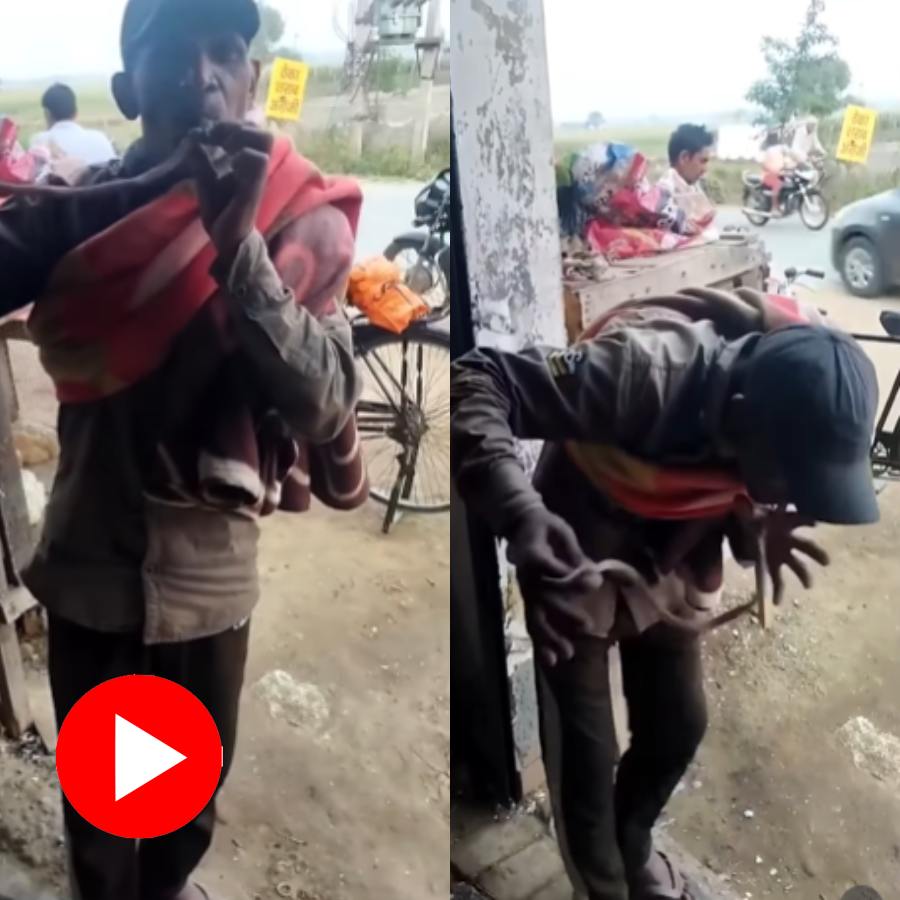 Video shows man holding cobra bizarrely but it attacked him in Haryana