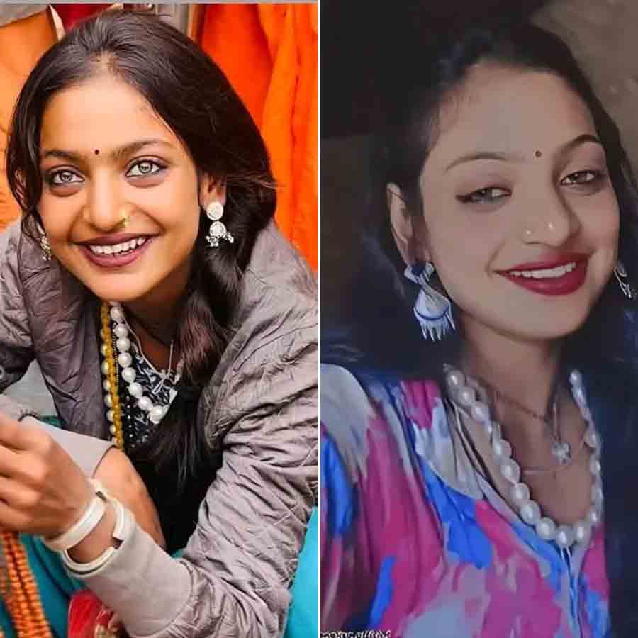 মহাকুম্ভের ভাইরাল গার্ল মোনালিসা। ছবি: সংগৃহীত।