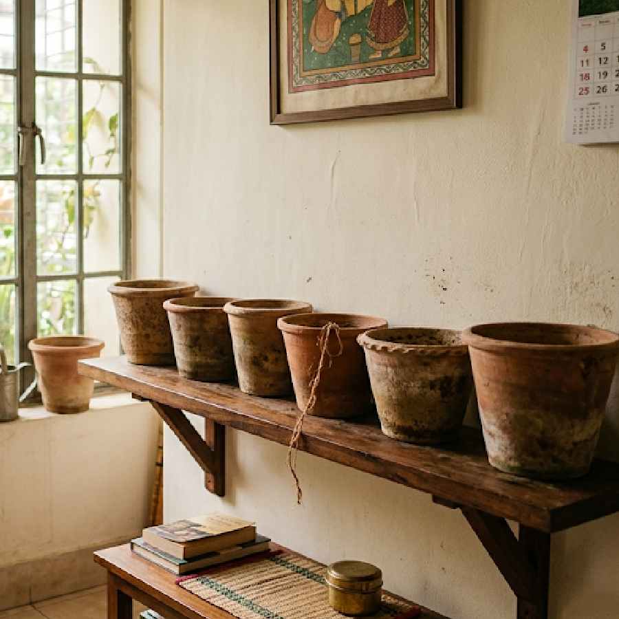 Empty flower pots remove rahu dosh from kundali dgtl