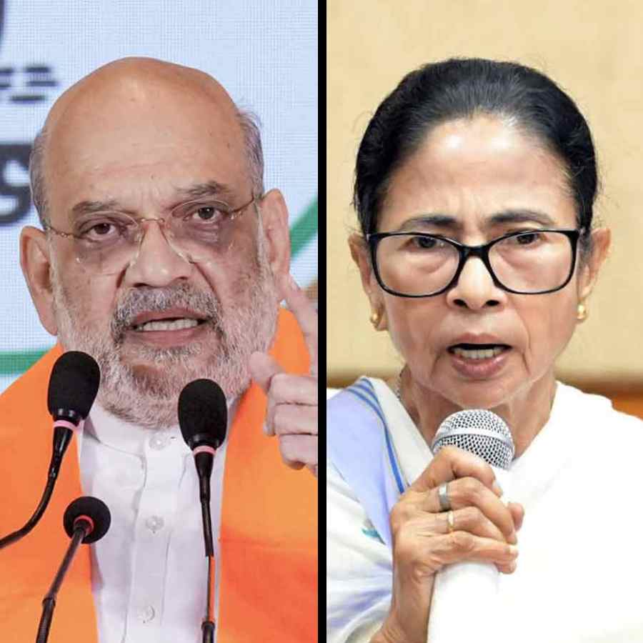 Amit Shah and Mamata Banerjee