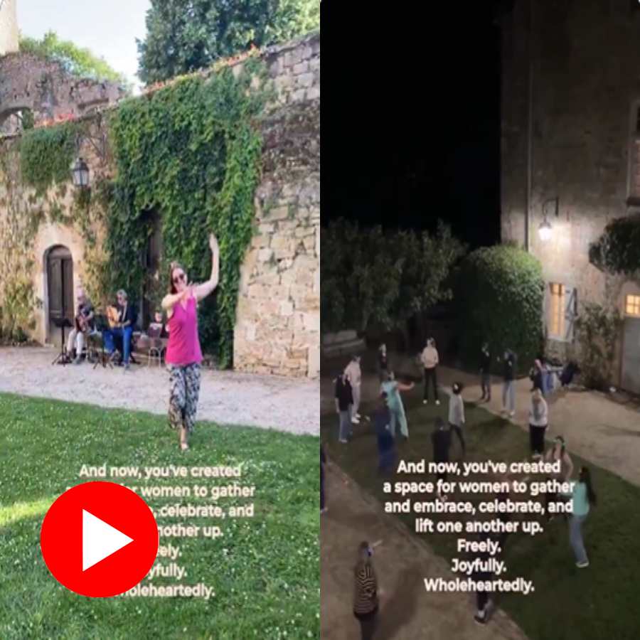 Video shows 300 women buys a Medieval French mansion and make it a retreat centre for women only