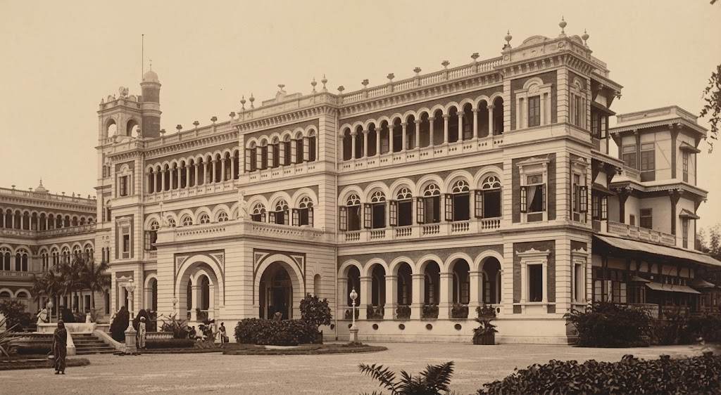 বরোদার মহারাজার গ্রীষ্মাবাস মকরপুরা রাজপ্রাসাদ। 