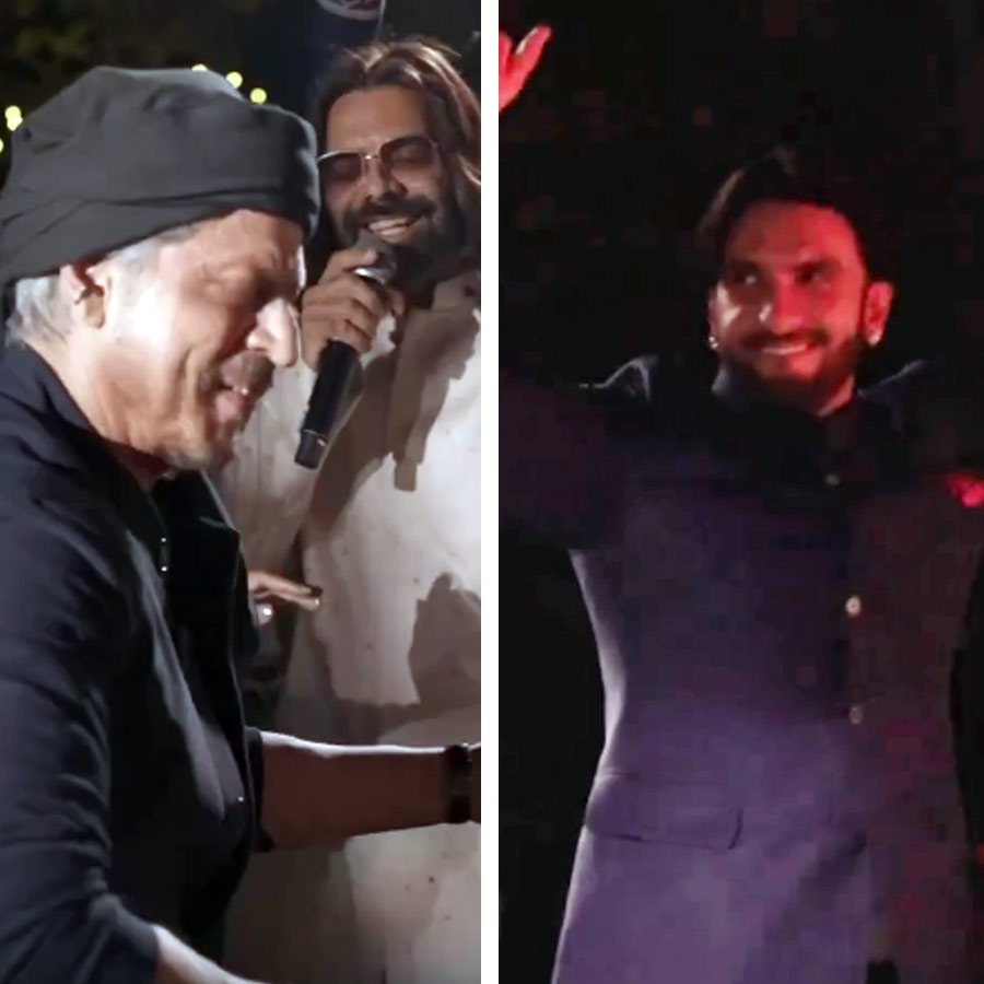 শাহরুখ ও রণবীরের নাচ।