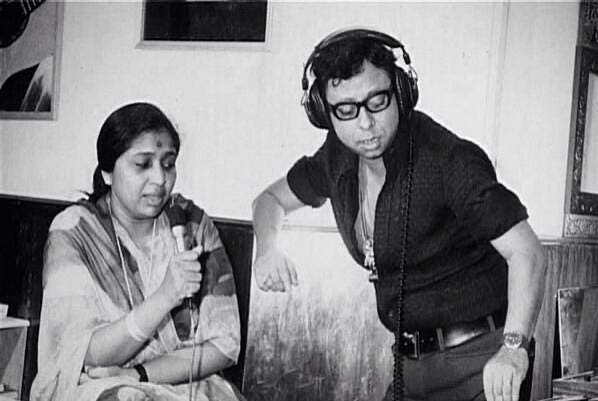 Asha Bhosle with Rahul Dev Burman