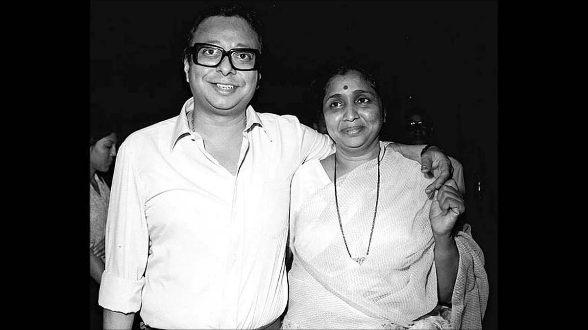 Asha Bhosle with Rahul Dev Burman