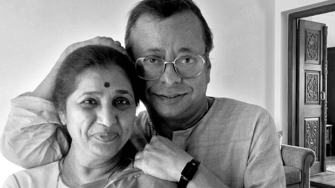 রাহুল দেববর্মণের সঙ্গে আশা ভোসলে।