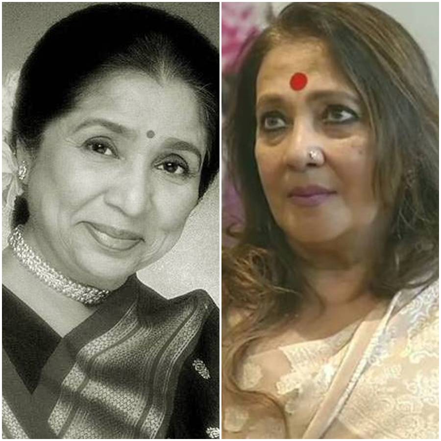 আশা ভোসলেকে নিয়ে মুনমুন সেন।