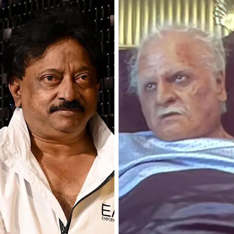 (বাঁ দিকে) বিতর্রে রামগোপাল, পর্দায় দাউদের চরিত্রে দানিশ ইকবাল (ডান দিকে)।