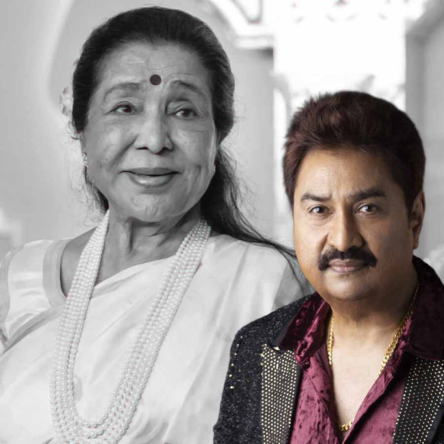 আশা ভোসলেকে নিয়ে কুমার শানু।