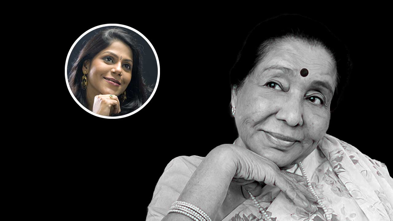 আশা ভোসলেকে শ্রদ্ধাঞ্জলি অন্তরা চৌধুরীর।