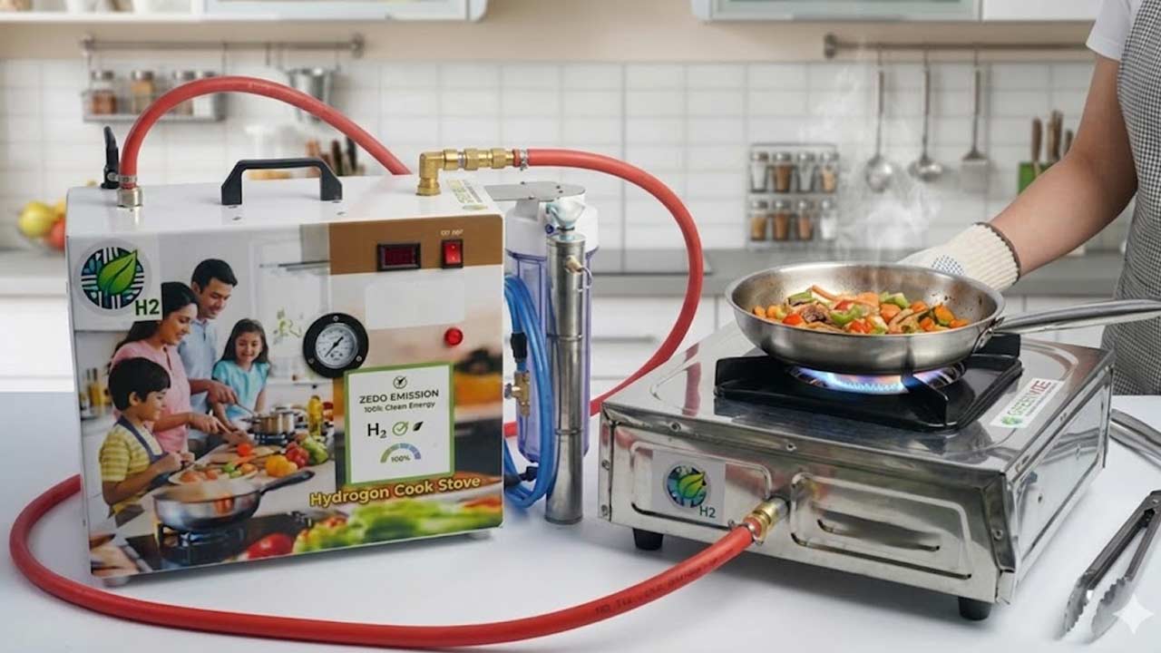 Fire from Water, Indias Green Hydrogen Stove Set to Replace LPG