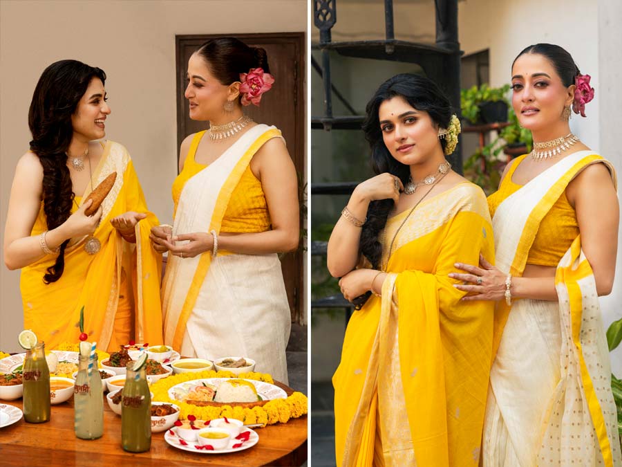 নিজে হাতে রান্না করতে পছন্দ করেন না রাইমা। কিন্তু পয়লা বৈশাখ মানে তো ভাল ভাল খাবার বটেই। এই দিনটায় ছোট থেকে বাড়ির সকলে মিলে একসঙ্গে খাওয়াদাওয়া করে সেন পরিবার। প্রতি বারের মতো এ বারও তাঁদের রাঁধুনী রান্না করবেন সকলের জন্য। অন্য দিকে, রান্না নিয়ে শৌখিন শ্যামৌপ্তি। বিশেষ করে স্বামীকে রান্না করে খাওয়াতে ভালবাসেন। ছুটি পেলে নিজেই সমস্ত রান্না করবেন।