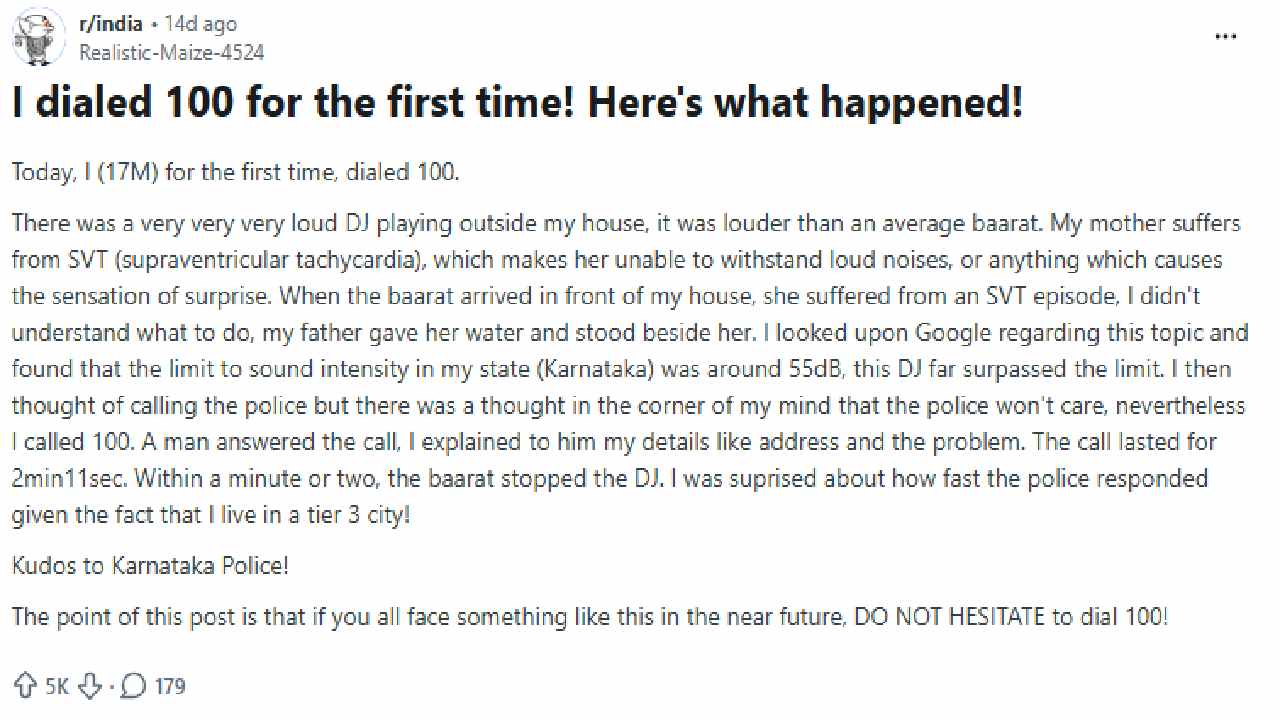 রেডিটে কিশোরের করা সেই পোস্ট।