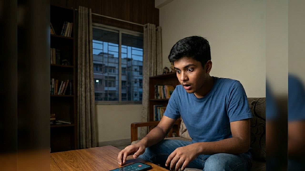 17 year old claims he dialled 100 and police took swift action against loud music near his house