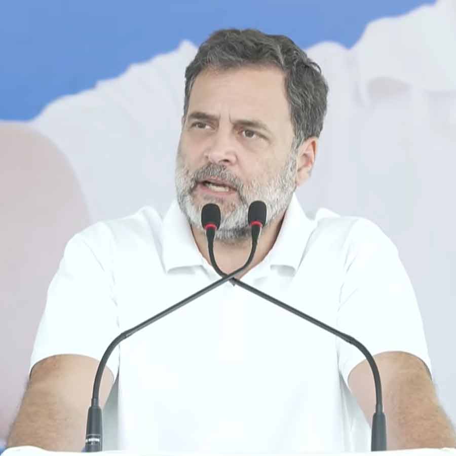 রায়গঞ্জের জনসভায় কংগ্রেস নেতা রাহুল গান্ধী।