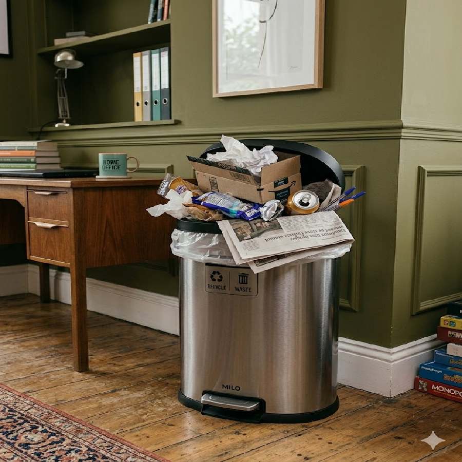 what is the right place of placing dustbin according to vastushashtra dgtl