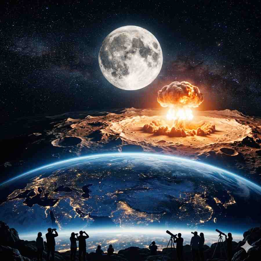 US once plan for nuclear explosion in moon during cold war