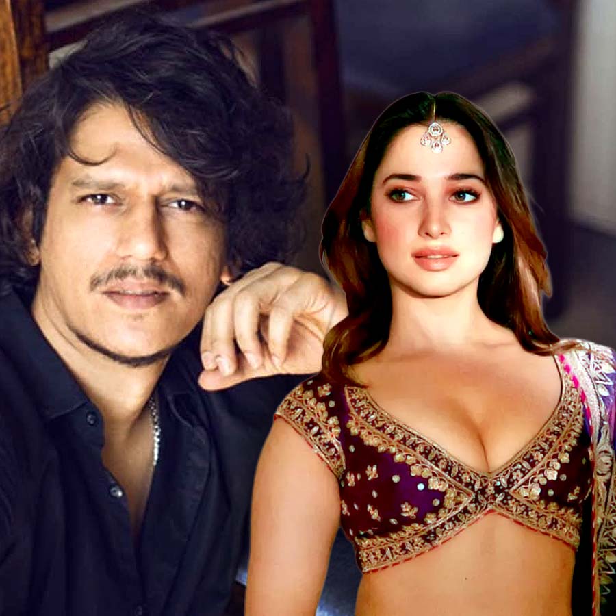 (বাঁ দিকে) বিজয় বর্মা,  (ডান ডিকে) তমন্না ভাটিয়া।