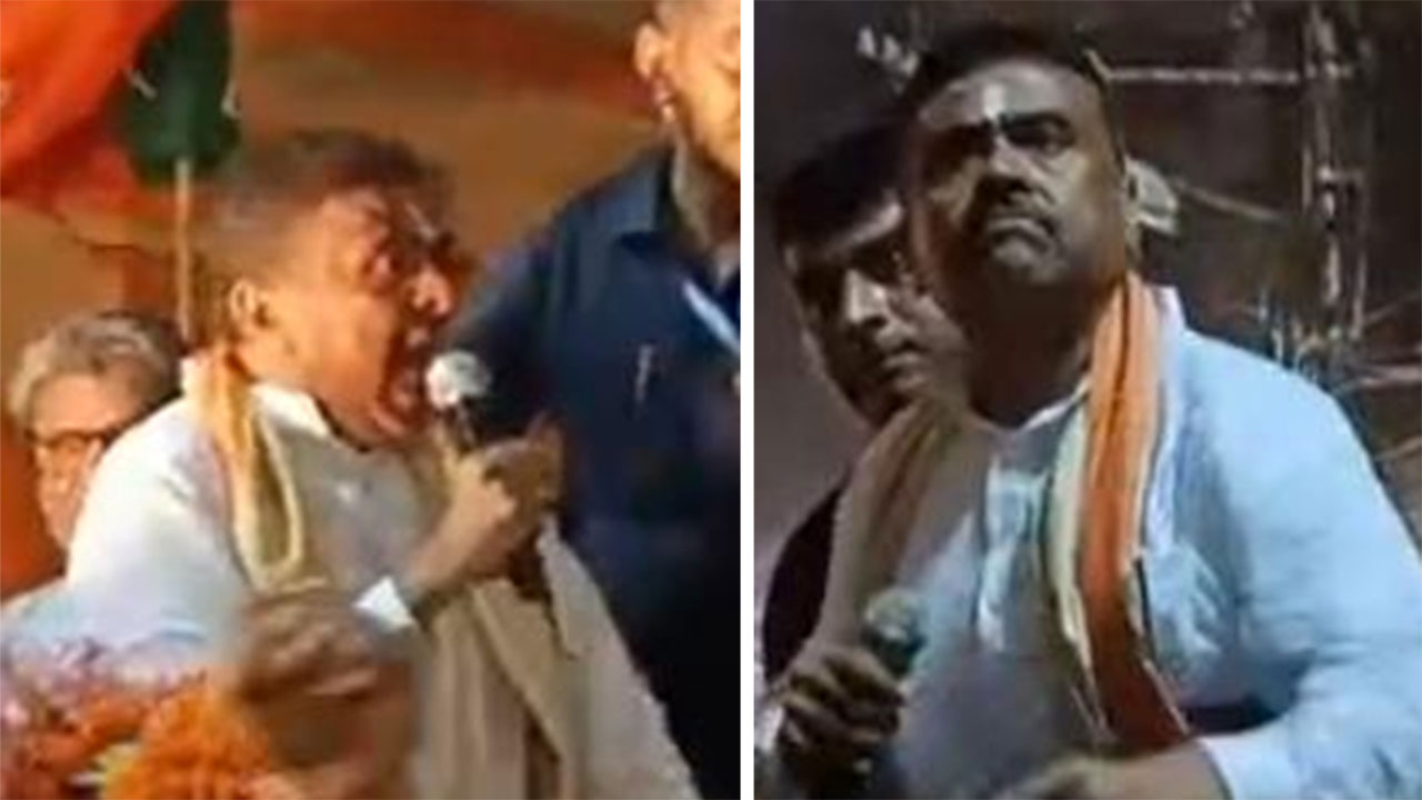 বালিতে শুভেন্দু অধিকারীর রোড শো-তে উত্তেজনা। তৃণমূল সমর্থকদের আচরণে ক্রুদ্ধ শুভেন্দু।