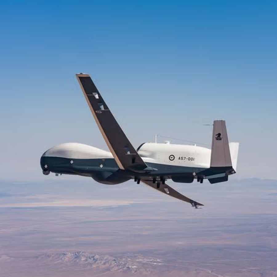 মার্কিন এমকিউ ৪সি ট্রিটন ড্রোন। ছবি: সংগৃহীত।