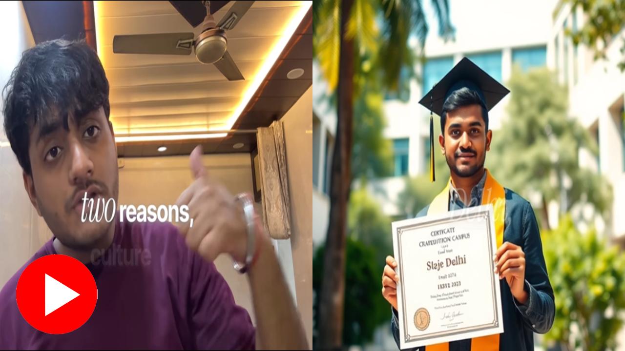 IIT graduate claims he left 17 lakhs per annum job for mental peace, video goes viral