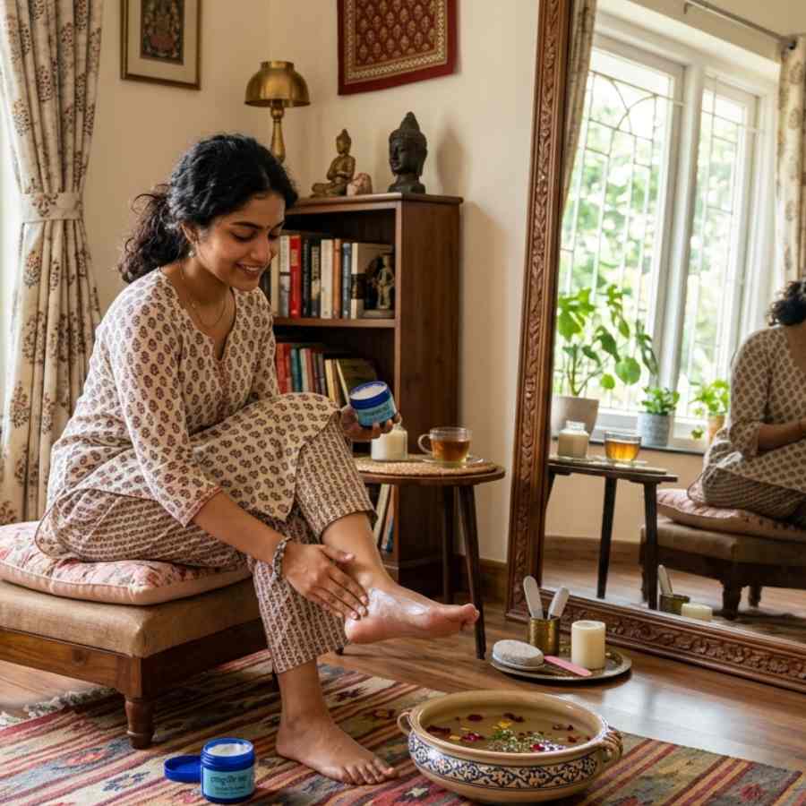 প্রচণ্ড গরমেও পায়ের পাতা, গোড়ালি ফাটছে, কী কী মাখলে উপকার পাবেন?