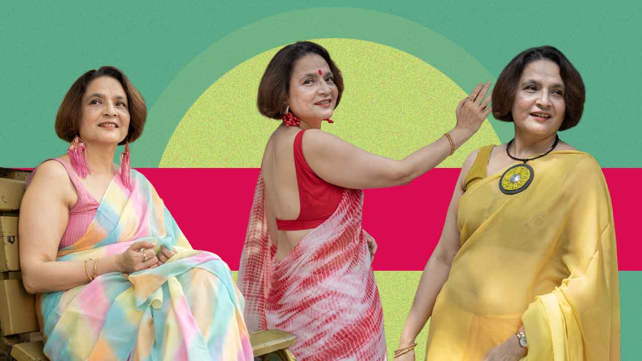 How to style with chiffon Saree in summer Fashion Trend