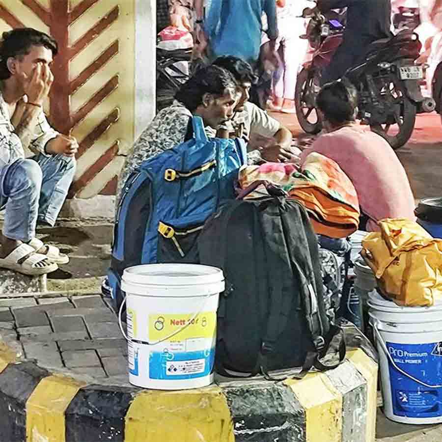 ভোট দেওয়ার জন্য বাড়ি ফিরে আসছেন পরিযায়ী শ্রমিকেরা।