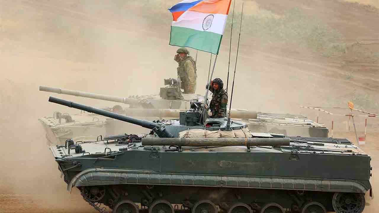 ভারত-রুশ যৌথ মহড়া।