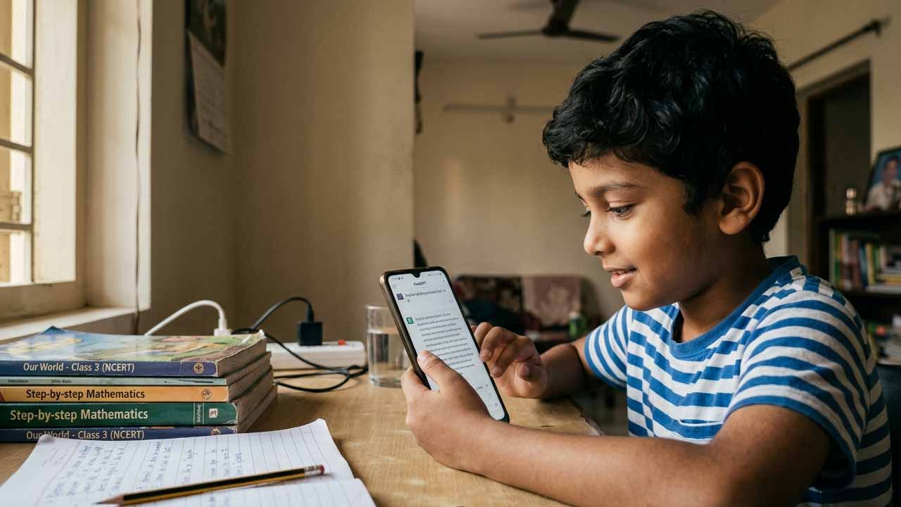 স্কুল পড়ুয়ারাও কী ঝুঁকছে এআই-এ?