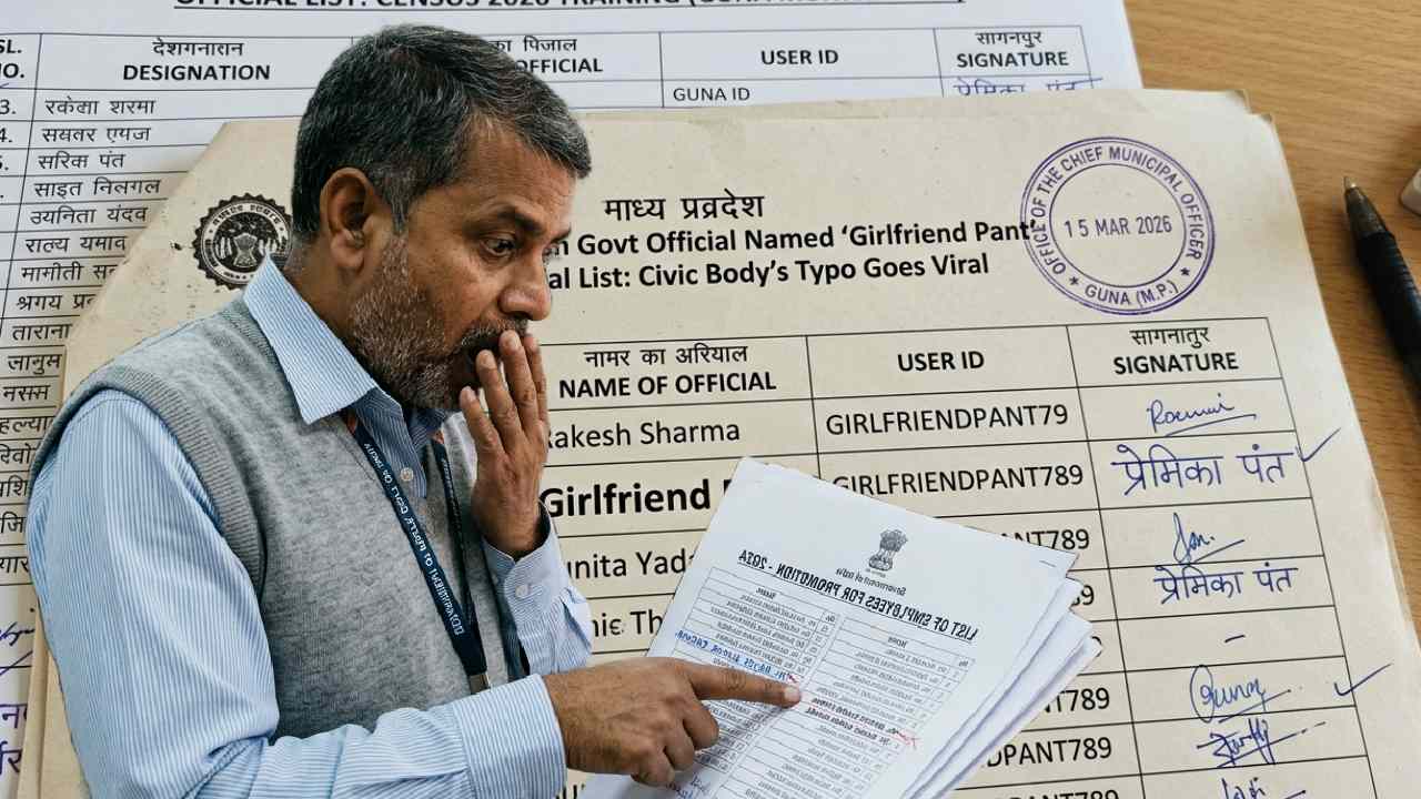 Government employee named ‘Girlfriend’ in important official list in Madhya Pradesh
