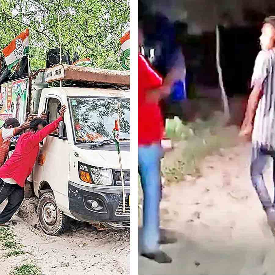 Two candidates' experience of campaigning, roads in poor condition