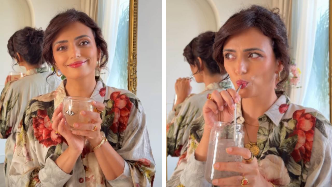 রোশনি চোপড়ার জলপান