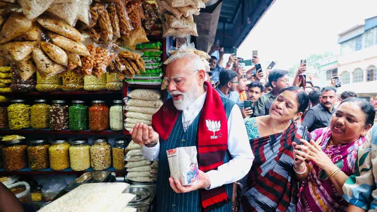PM Narendra Modi in Jhargram