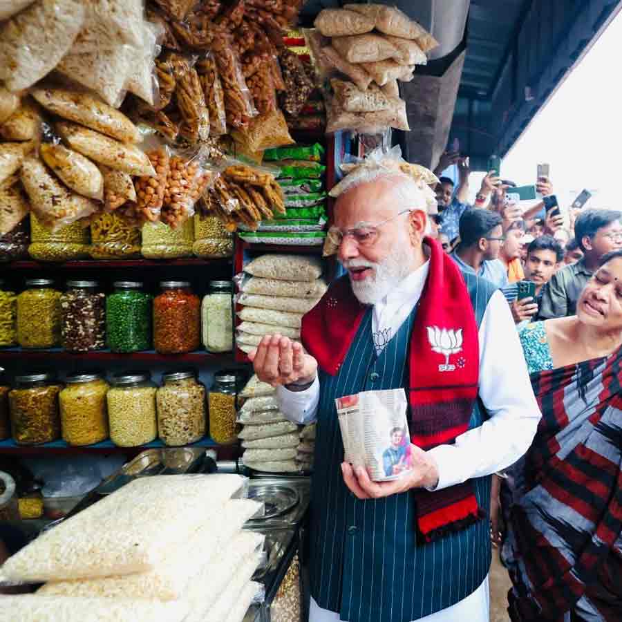 PM Narendra Modi in Jhargram