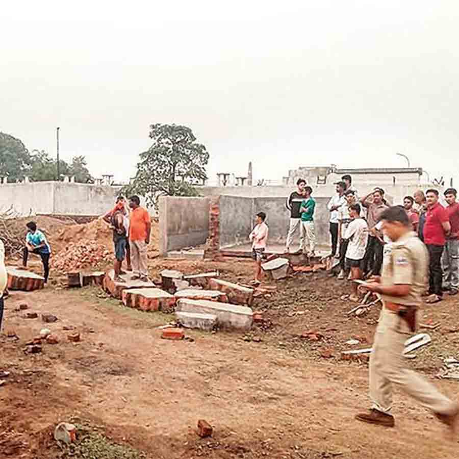 এখানেই দুর্ঘটনা। নিজস্ব চিত্র