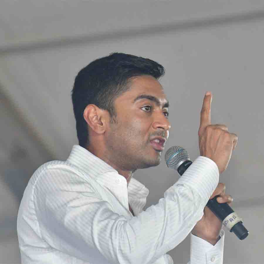 রবিবার নন্দীগ্রামে তৃণমূল প্রার্থী পবীত্র করের হয়ে ভোটের প্রচারে অভিষেক বন্দোপাধ্যায় ।